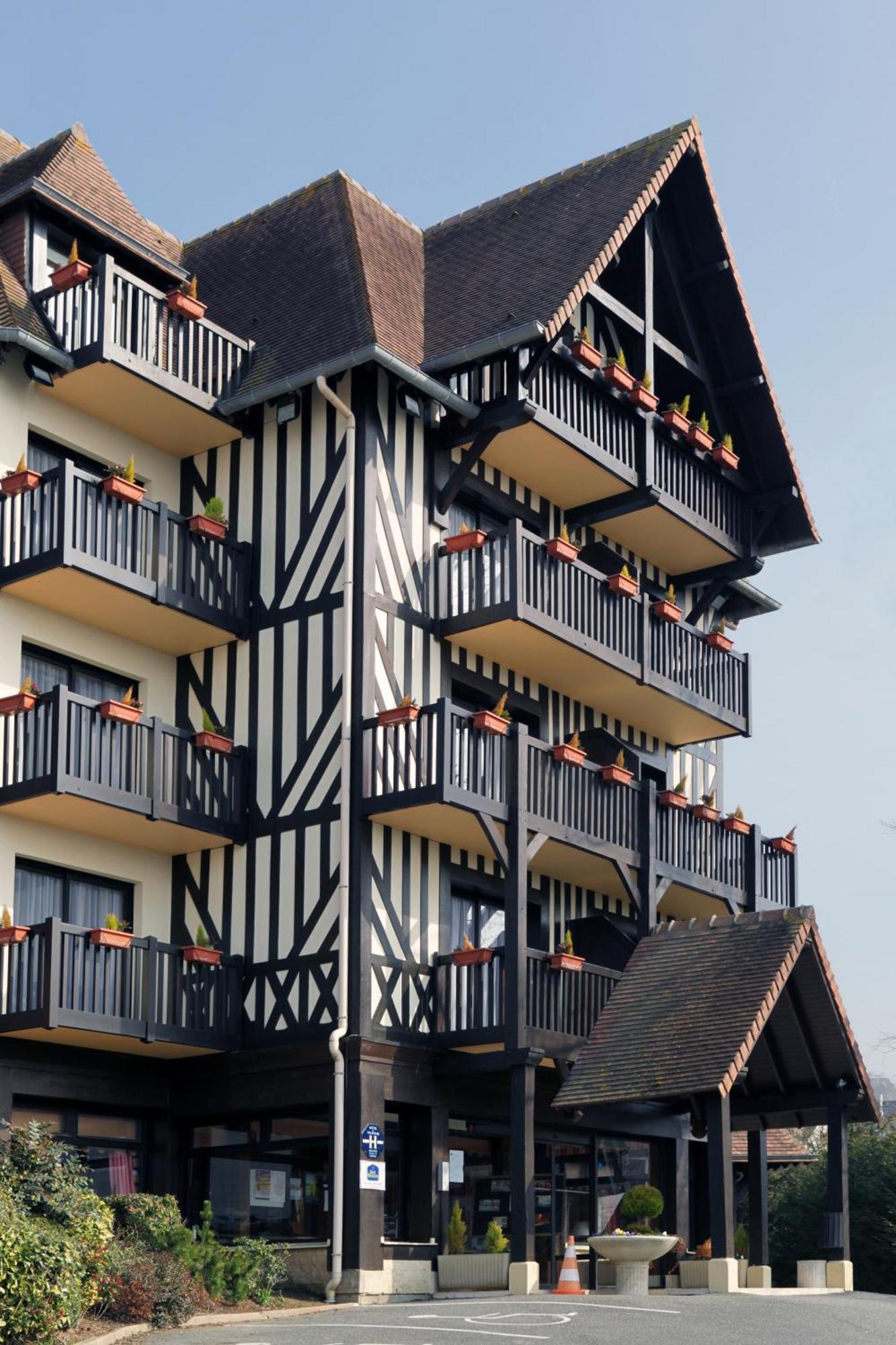 Best Western Plus Hostellerie Du Vallon Trouville-sur-Mer Exterior photo