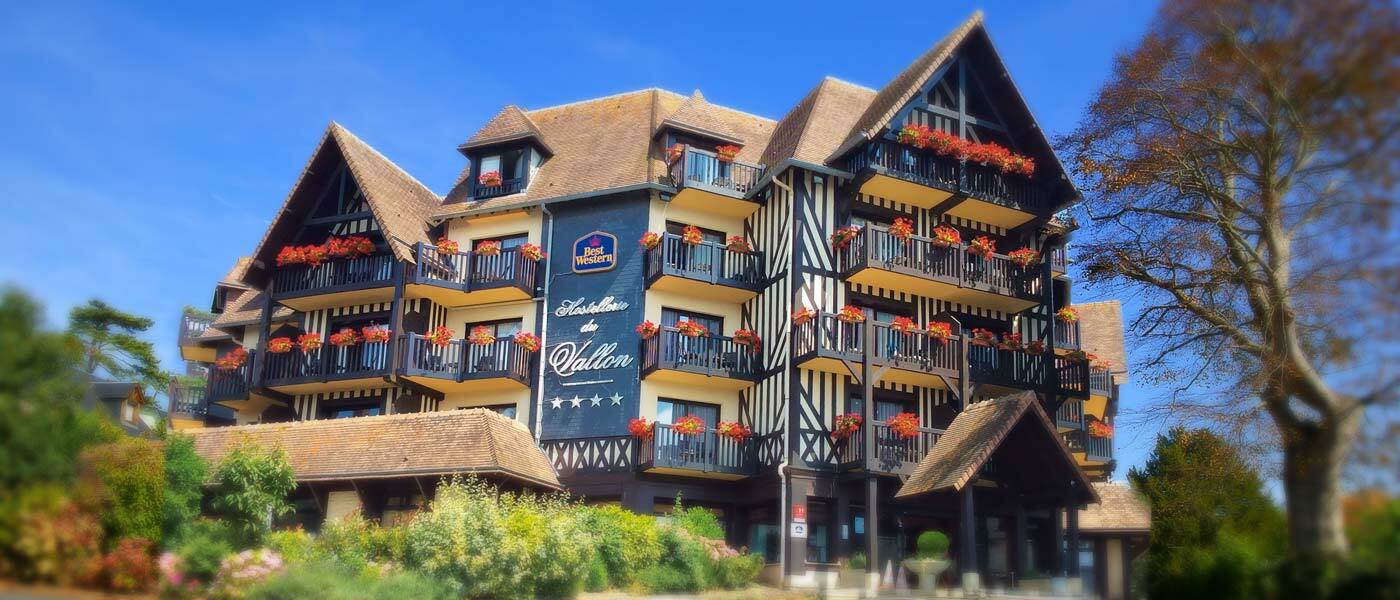 Best Western Plus Hostellerie Du Vallon Trouville-sur-Mer Exterior photo
